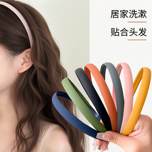 今年流行的发箍超细磨砂带齿发饰韩国头箍碎发卡子简约百搭头饰女