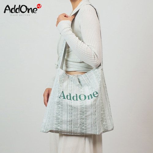 AddOne+1瑜伽OM元素原创设计时尚潮款背包单肩斜挎包手提帆布包