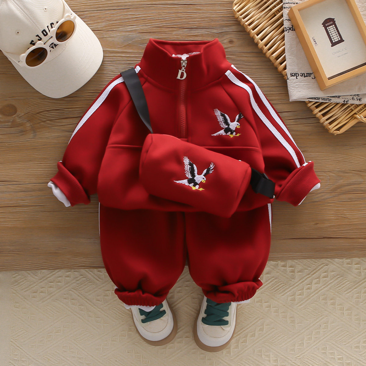 婴儿衣服春秋款帅气运动套装7八9十个月一周岁男宝宝长袖外套长裤