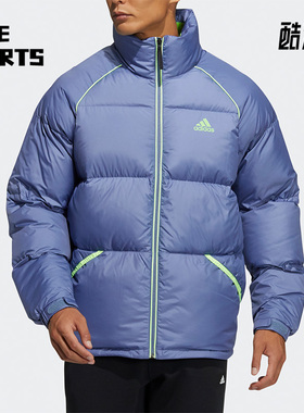 Adidas/阿迪达斯正品冬季新款男女立领保暖羽绒服H20753