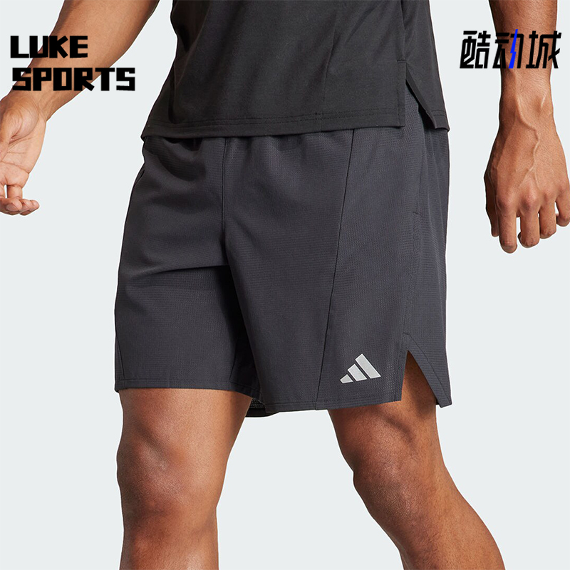 阿迪达斯男士运动健身短裤