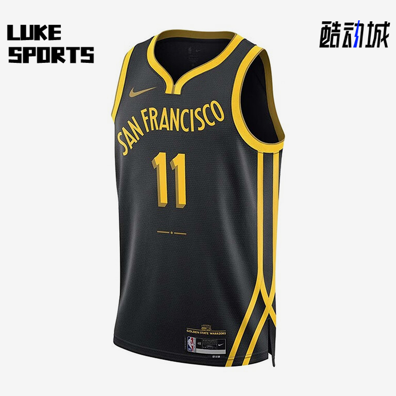 Nike/耐克正品2023新款男子金州勇士队篮球运动背心DX8502