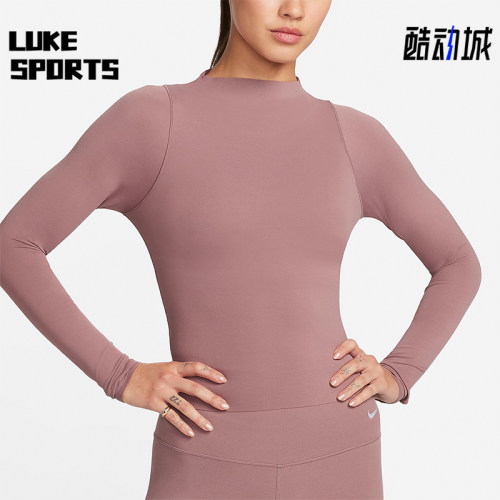 Nike/耐克正品新款女士弹力透气休闲运动长袖T恤FN3023-208