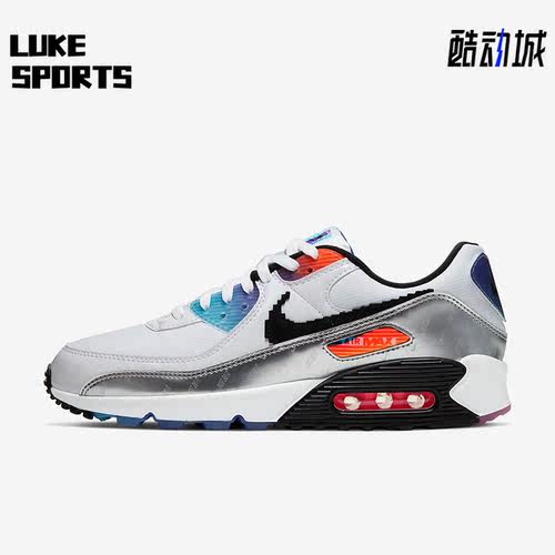 Nike/耐克正品Air Max 90男子气垫缓震耐磨跑步鞋DC0832-101