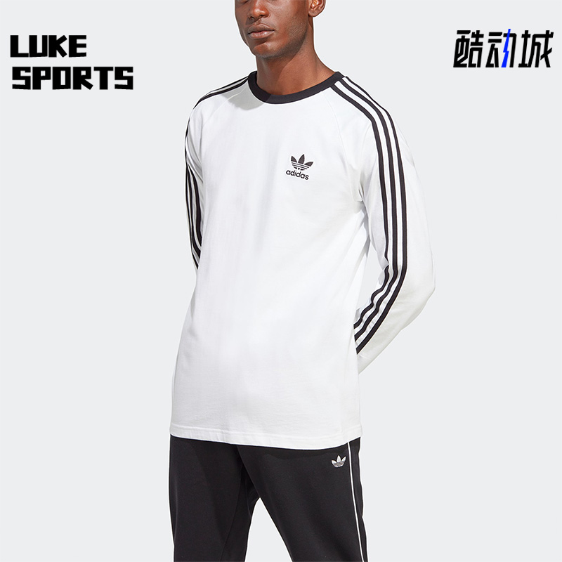 阿迪达斯男子运动长袖T恤