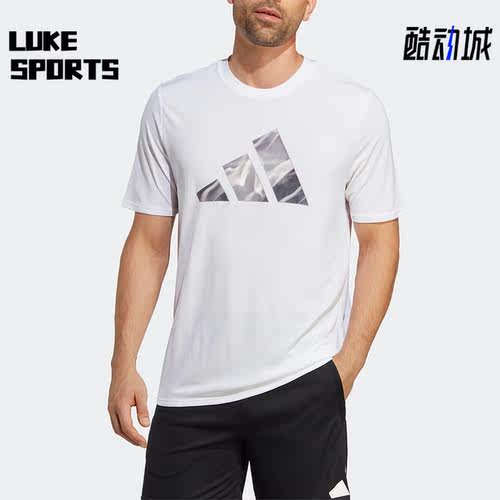 Adidas/阿迪达斯正品新款男子运动健身圆领短袖T恤IB7921