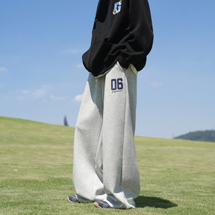 春秋直筒运动休闲百搭宽松潮牌青少年长裤 GOGOSOON卫裤 男350g新款