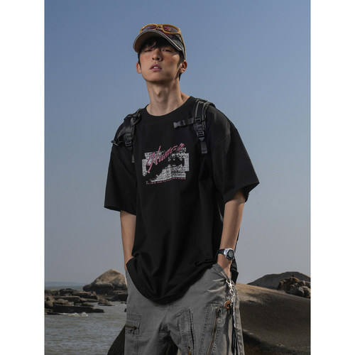 GOGOSOON短袖t恤男夏季新款上衣