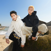 基础款 GOGOSOON卫衣男400g新款 春秋连帽纯色重磅内搭潮牌上衣美式