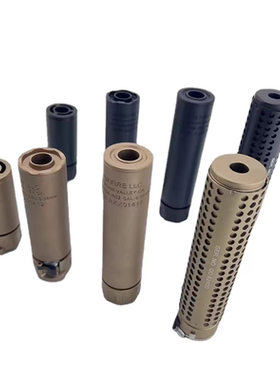 玩具装饰Socom钢制快拆QDC消音LLC14逆牙火帽SUREFIRE WARDEN配件