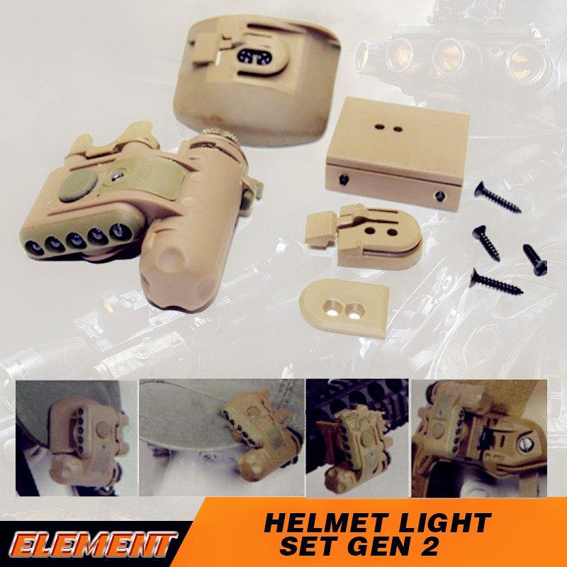 元素HL1Gen2求生识别信号头盔灯