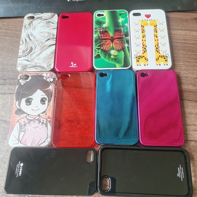 适用于苹果4代保护壳iPhone4S手机壳防摔全包边硬壳纯色卡通彩色手机套