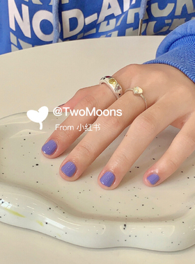 【新色】TwoMoons2024矢车菊蓝薄荷绿夏天显白水性可撕拉指甲油
