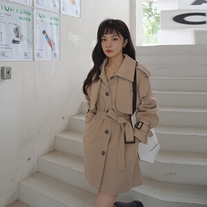 【现货】 2022秋新款现货高品质明线短风衣外套096-F08-P115控168图片
