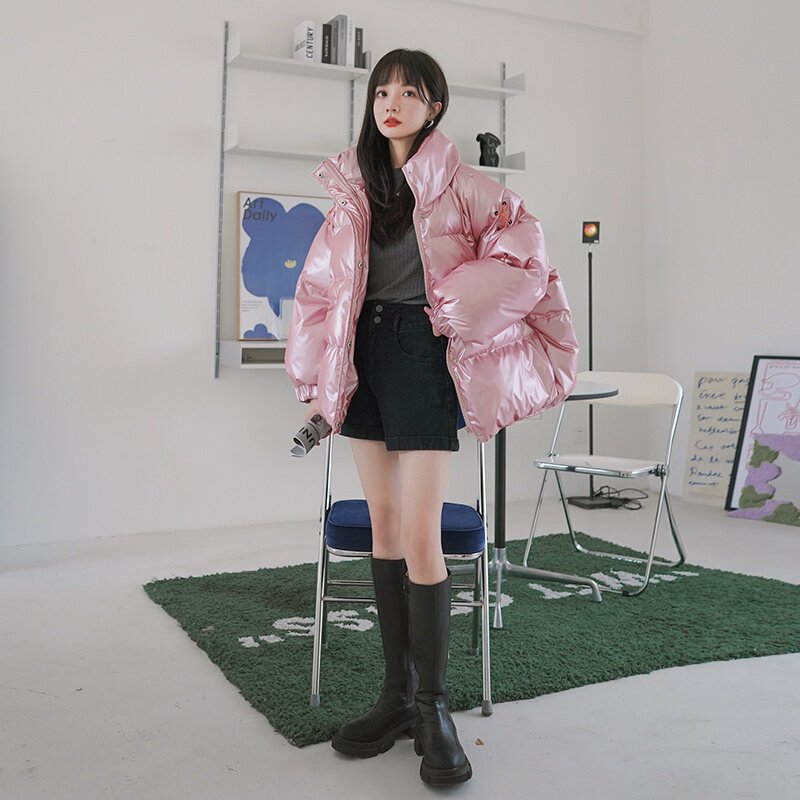 【现货】主推王炸款袖子抽绳小个子面包服096-M16-P165控238,女装棉衣/棉服,西子