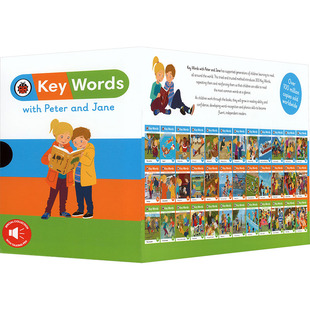 AND 插图 KEY 古斯塔沃·莫佐利 共36册 JANE关键词分级阅读点读版 PETER WITH WORDS 新华文轩