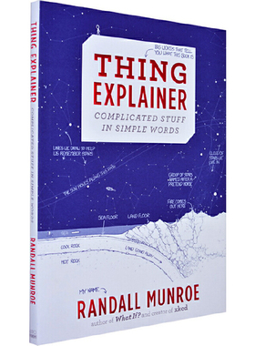 事物新解：复杂事物简单表达 Thing Explainer 进口书英文原版外版书 经典小说读物 青少年小学生课外阅读书籍 新华书店旗舰店官网