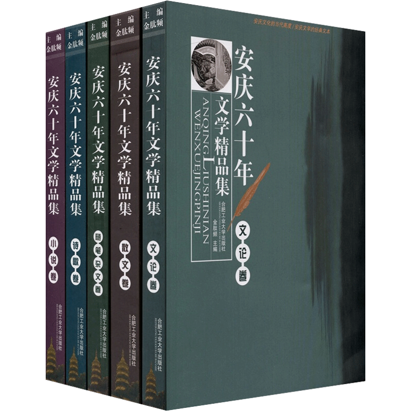 【新华文轩】安庆60年文学精品集(全5册) 正版书籍小说畅销书 新华书店旗舰店文轩官网 合肥工业大学出版社