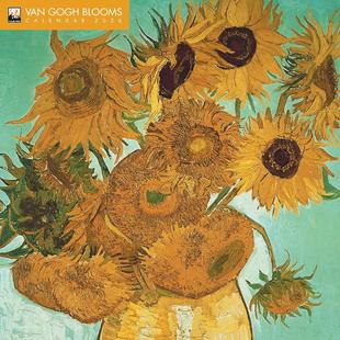 Studio VINCENT BLOOMS GOGH CALENDAR Tree 正版 Flame VAN ART 2026 新华书店旗舰店文轩官网 书籍 WALL 新华文轩
