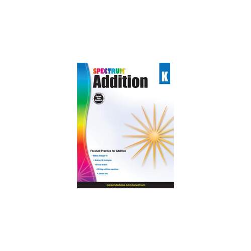 Spectrum 加法，幼儿园 Spectrum Addition, Grade K 进口书原版英文畅销书 新华书店正版