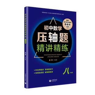8年级/初中数学题精讲精练 彭林著 初中高中必刷题 搭配学霸笔记教材帮五年中考三年模拟一本涂书衡水中学状元笔记中考满分作