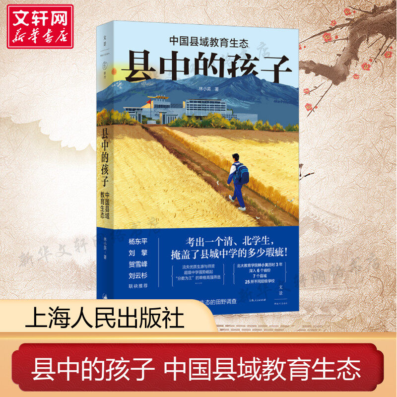新华正版 县中的孩子 中国县域教育生态 北大教育学院林小英历时3年深入6个省份7个县域25所学校多角度展现教育生态教师教育书籍怎么看?