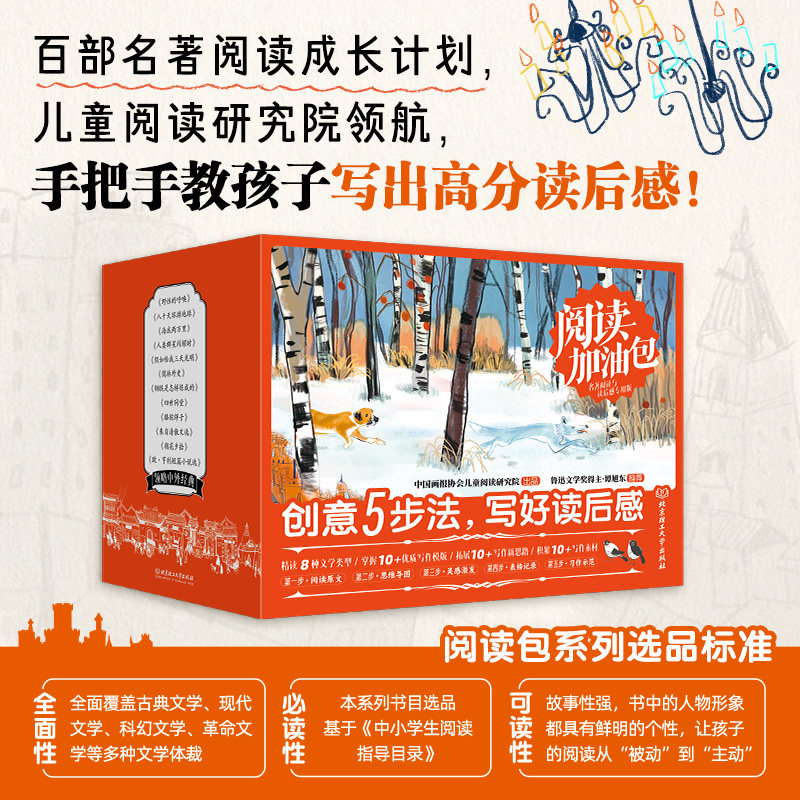 【新华文轩】阅读加油包 名著阅读与读后感写作专用版 米莱童书 百部名著阅读成长计划教孩子写出高分读后感中小学生阅读指导目录