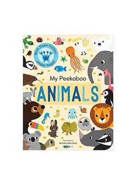 【新华文轩】我的躲猫猫动物 英文版进口原版书 MY PEEKABOO ANIMALS 新华书店官方旗舰店