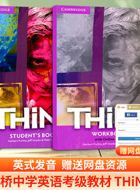 【新华文轩】THINK LEVEL 2 STUDENT’S BOOK THINK 2级 学生书+练习册 Herbert Puchta 正版书籍 新华书店旗舰店文轩官网