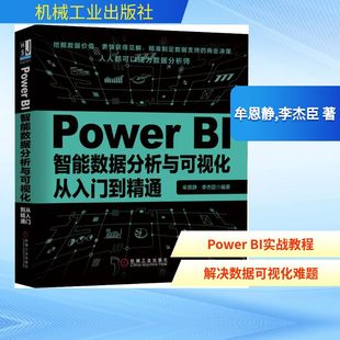 李杰臣 正版 书籍 Power 机械工业出版 牟恩静 新华书店旗舰店文轩官网 社 BI智能数据分析与可视化从入门到精通