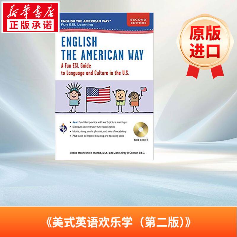 美语学习指南 English the American Way: A Fun Guide to English Language 2nd Edition 英语版 新华正版 原版书进口英文书励志