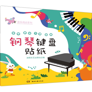 【新华文轩】钢琴键盘贴纸 正版书籍 新华书店旗舰店文轩官网 湖南文艺出版社