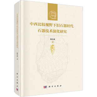 中西比较视野下旧石器时代石器技术演化研究 陈宥成 科学出版社 正版书籍 新华书店旗舰店文轩官网