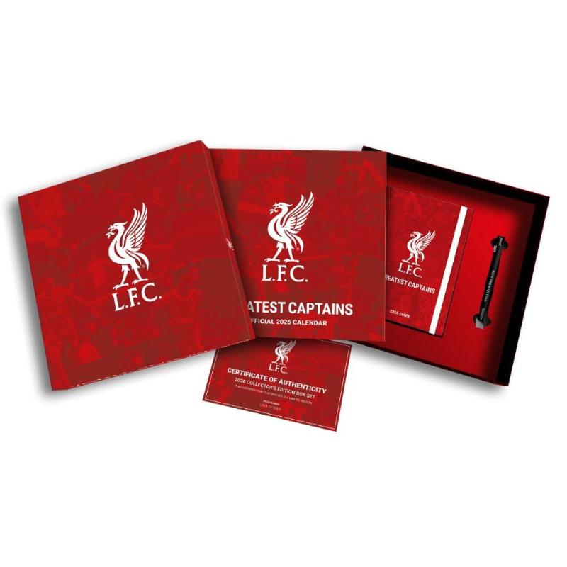 利物浦足球俱乐部2026音乐礼盒LIVERPOOL FC 2026 CALENDAR & DIARY MUSICAL GIFT BOX原版引进
