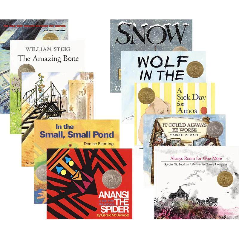 凯迪克大奖绘本10册袋装MACMILLAN US CALDECOTT AWARD-WINNING 10-BOOK PACK