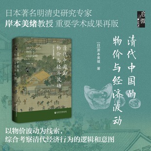 清代中国的物价与经济波动 启微书系以奏折随笔地方志账簿贸易关系论述清朝经济岸本美绪著社会科学文献出版社中国史学理论正版书