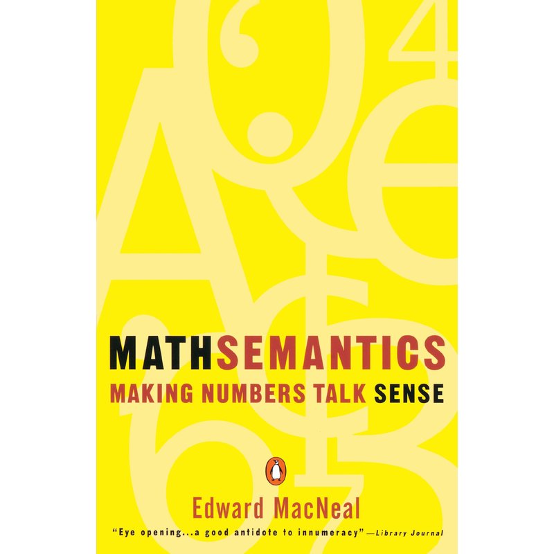 数学语义学:让数字说话变得有意义Mathsemantics原版引进