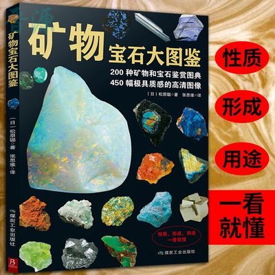 【新华文轩】矿物宝石大图鉴 (日)松原聪 著;张思维 译 正版书籍 新华书店旗舰店文轩官网 应急管理出版社