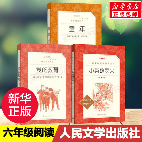 童年高尔基书六年级正人民文学
