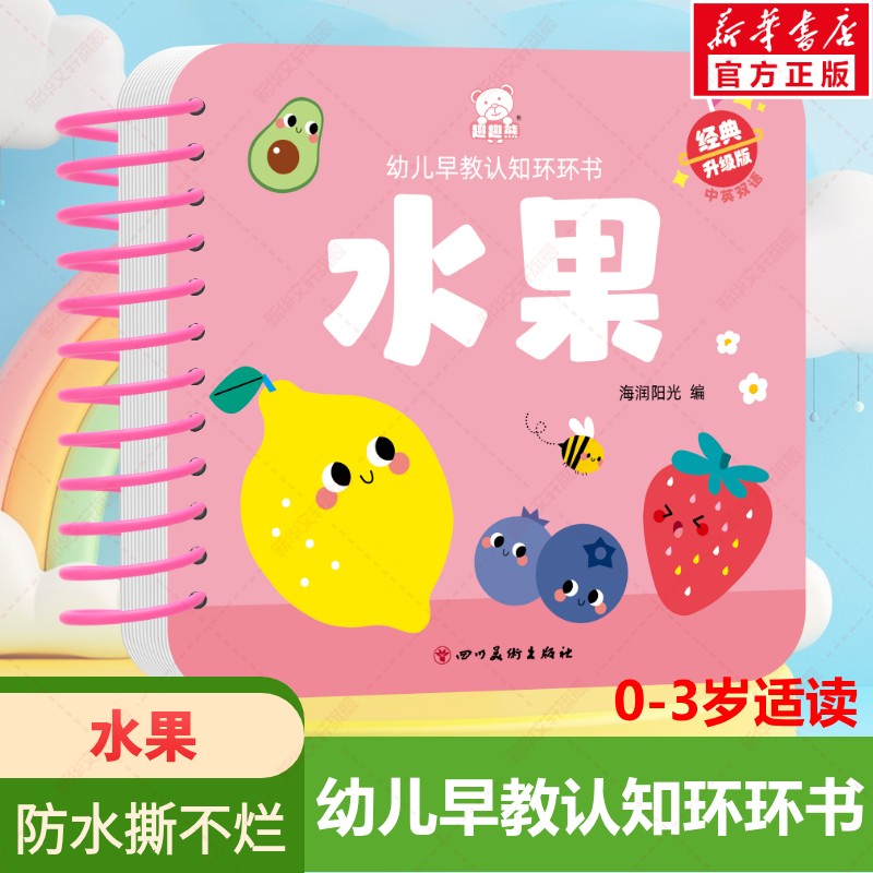 幼儿早教启蒙环环书水果