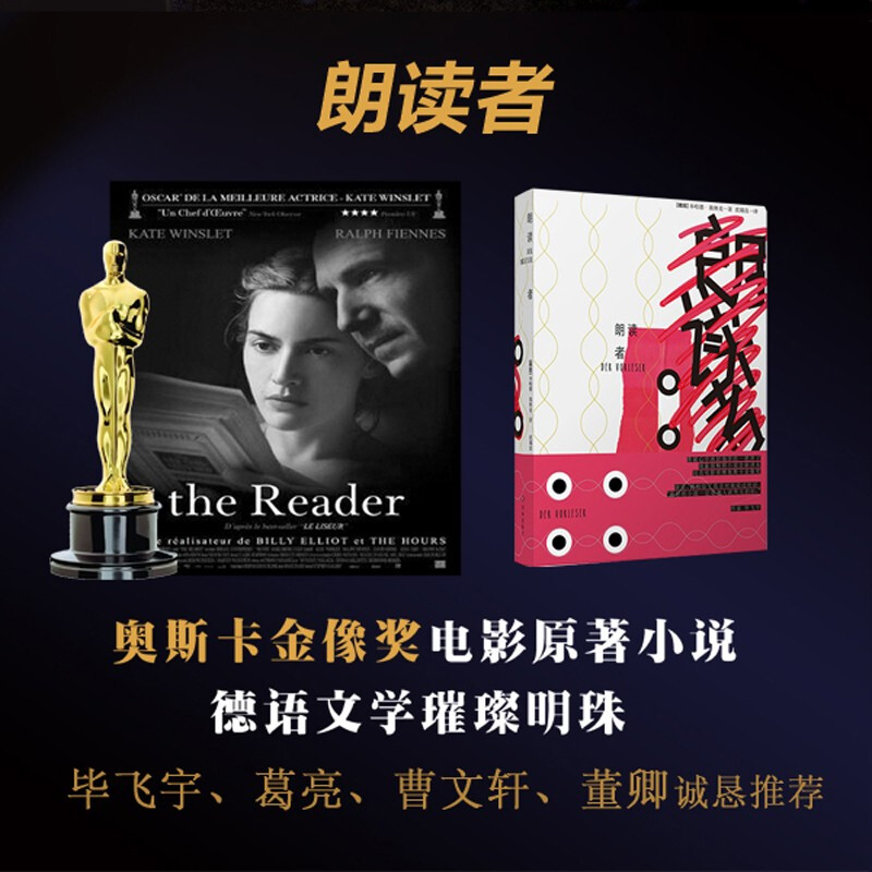 朗读者 全新译本 本哈德施林克著 葛亮作序 奥斯卡金像奖电影原著小说 登上纽约时报畅销榜的非英语现象级外国小说 麦家曹文轩推荐 - 实物图