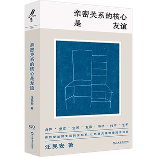 亲密关系的核心是友谊 汪民安 上海文艺出版社 正版书籍 新华书店旗舰店文轩官网
