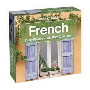 孤独星球：法语短语2026年台历LONELY PLANET: FRENCH PHRASEBOOK 2026 DAY-TO-DAY CALENDAR原版引进