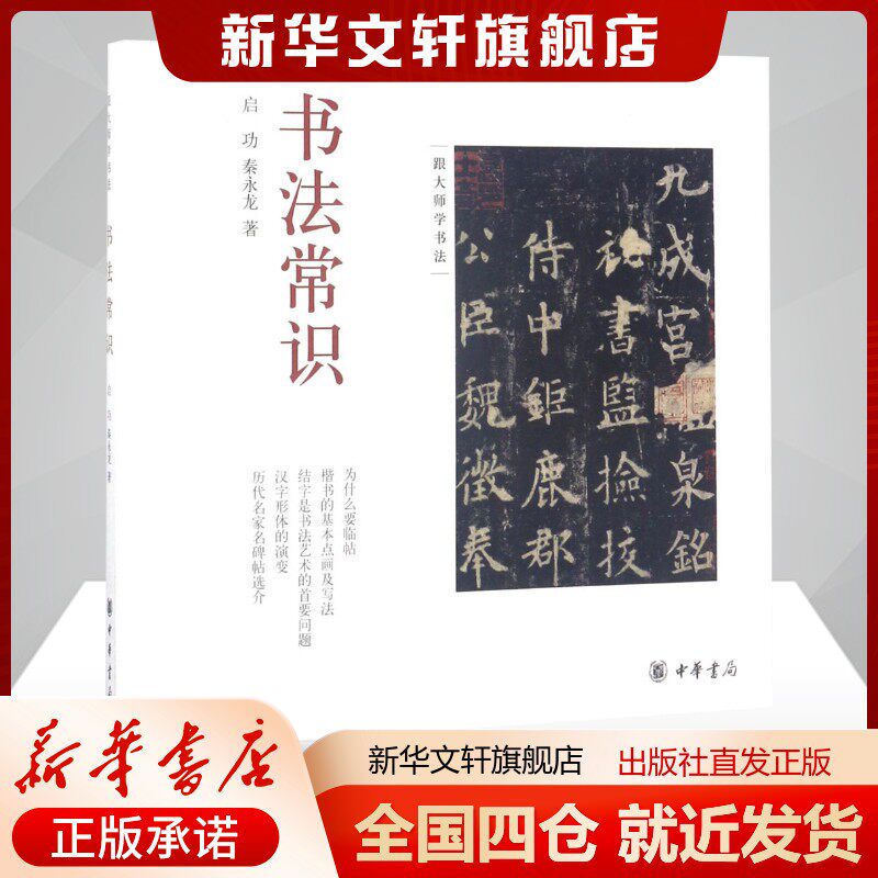 书法常识启功,秦永龙艺术书法理论中华书局新华文轩旗舰店正版书籍
