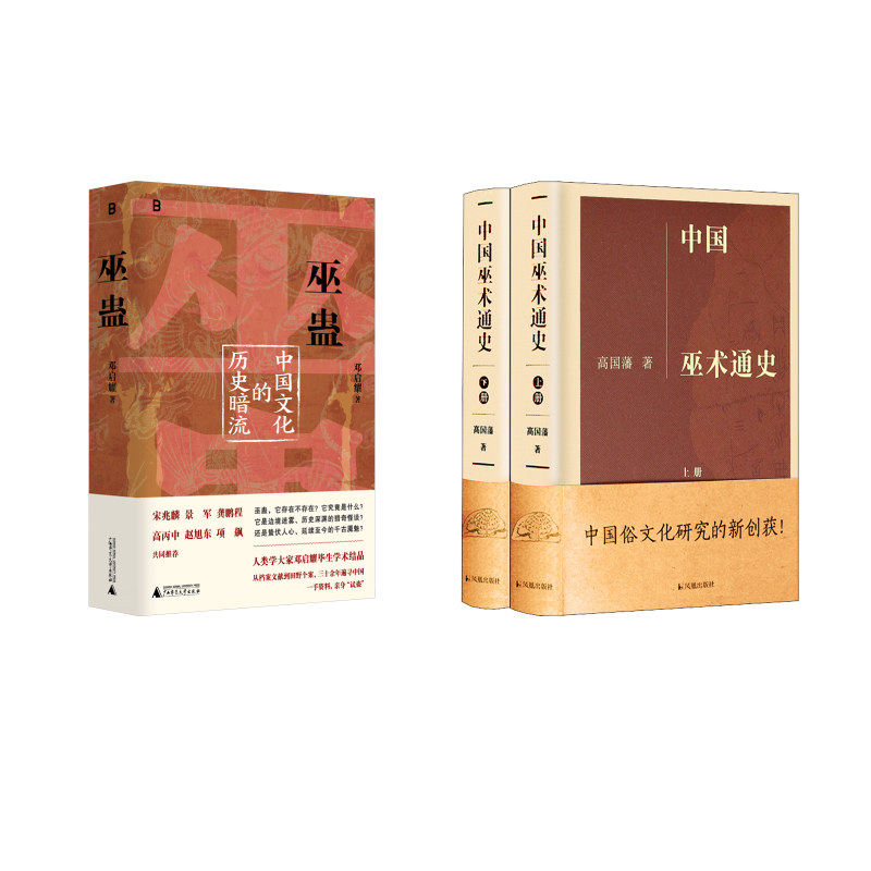 巫蛊 中国文化的历史暗流+中国巫术通史(全2册) 邓启耀 著 广西师范大学出版社等 正版书籍 新华书店旗舰店文轩官网