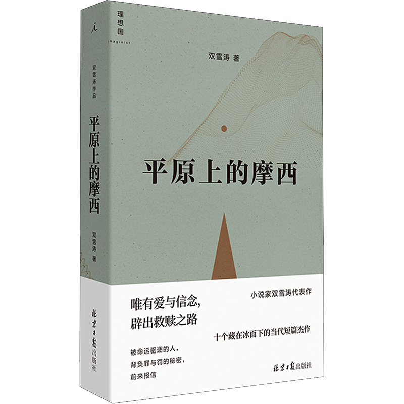 【新华文轩】平原上的摩西 双雪涛著刘昊然周冬雨主演电影平原上的火焰原著小说 安德烈短篇刺杀小说家飞行家猎人聋哑时代翅鬼书
