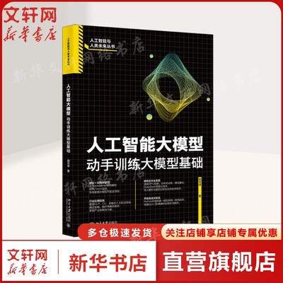 人工智能大模型：动手训练大模型基础 Python语言原理到代码从入门到精通 动手训练大模型的实战指南解读Transformer正版书籍