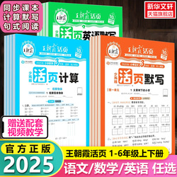 2025秋版王朝霞活页默写能手计算王朝霞试卷