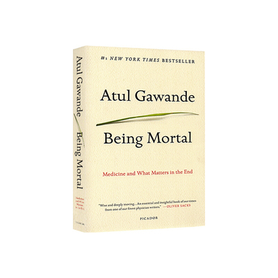 生老病死 Being Mortal 进口书英文原版外版书 经典小说读物 青少年小学生课外阅读书籍 新华书店旗舰店官网