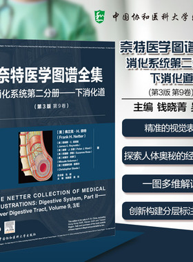 奈特医学图谱全集 消化系统第二分册——下 消化道(第3版 第9卷) (美)弗兰克·H.奈特(Frank H.Netter) 等 著